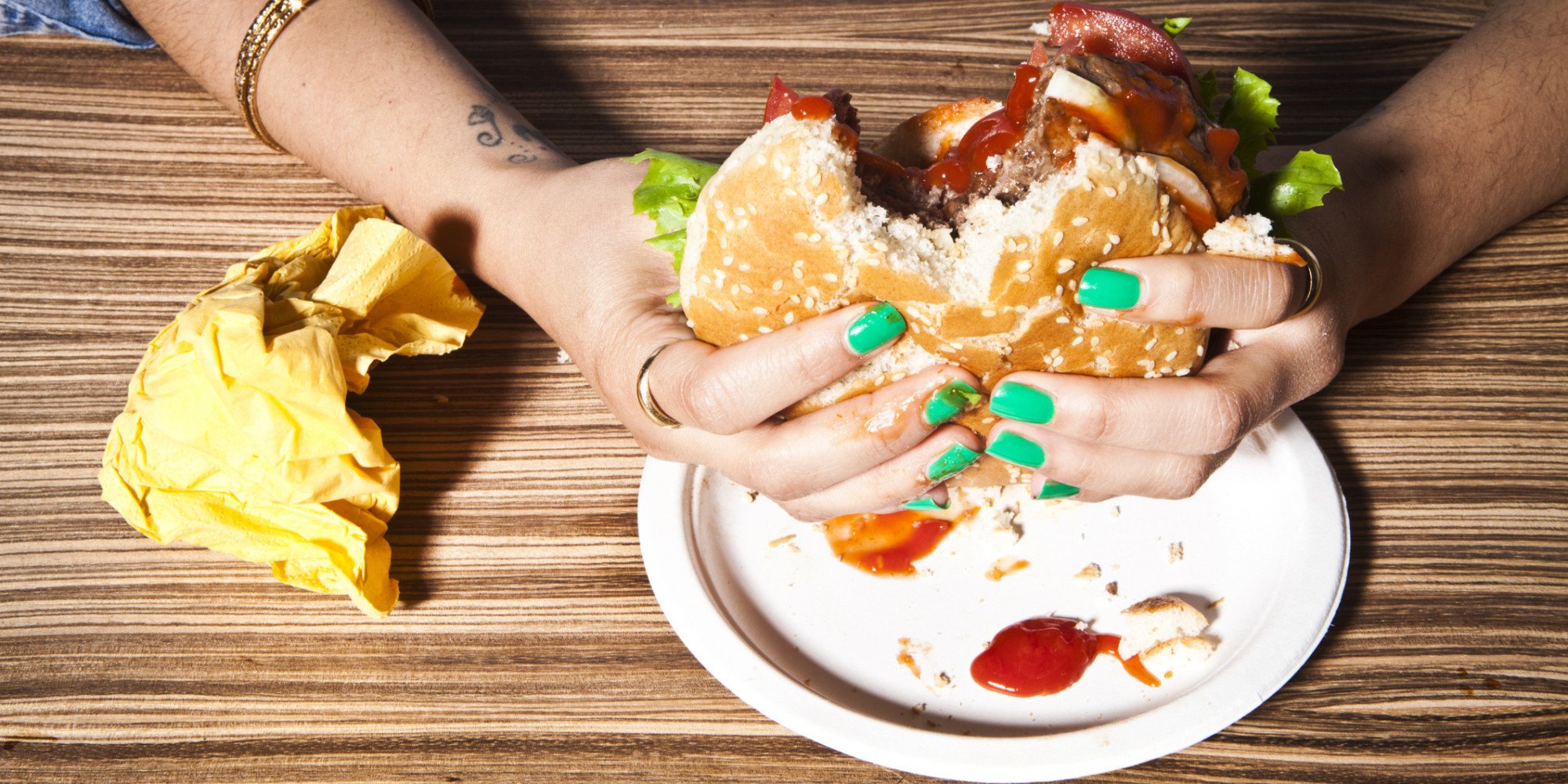 Le burger n'est pas un repas adapté pour le soir