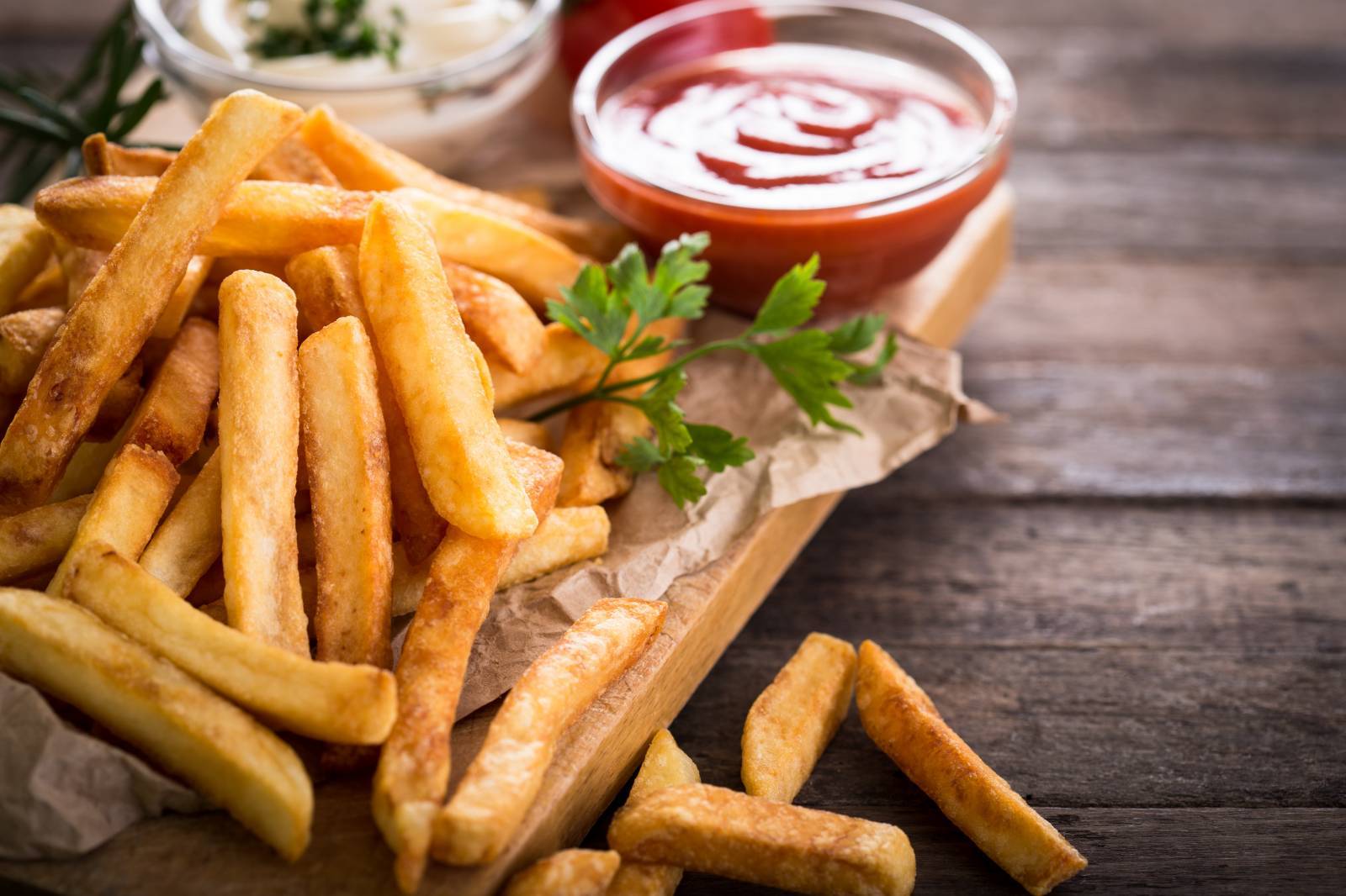 On ne conseille pas de manger des frites avant de se coucher