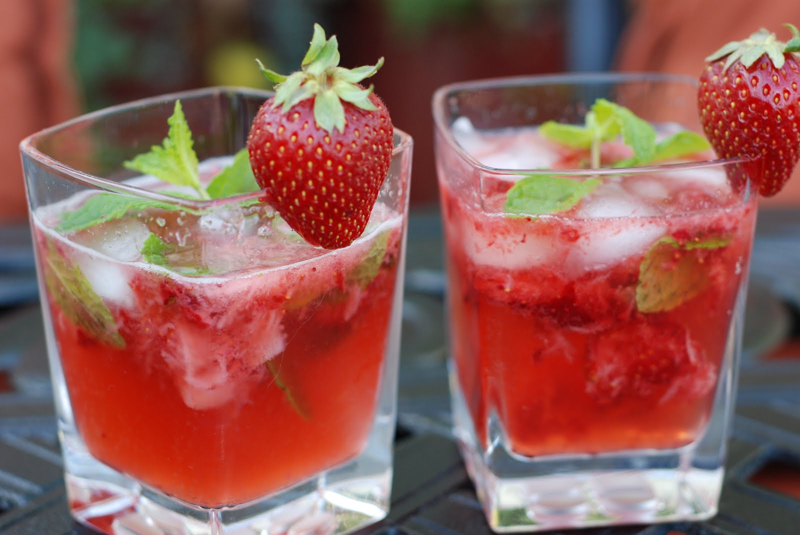 Mojitos à la fraise